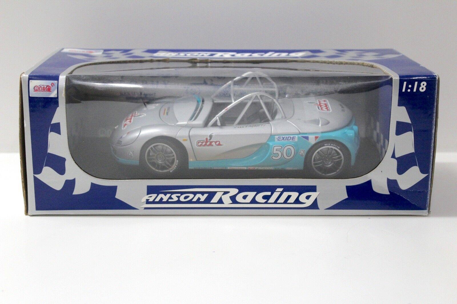 1:18 Anson Renault Sport Spider "COBRA" silver #50