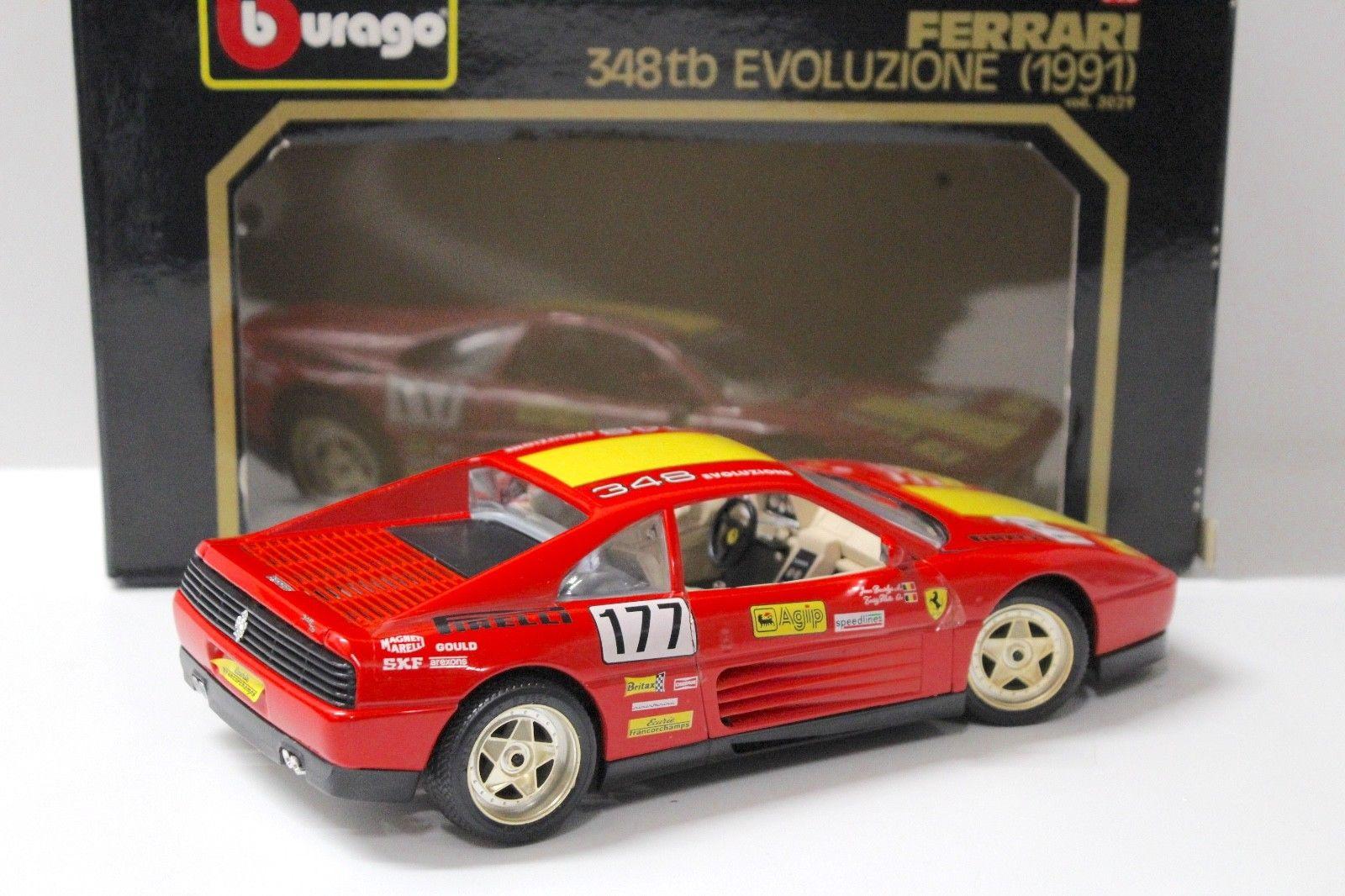 1:18 Bburago Ferrari 348tb "EVOLUZIONE" 1991 red #177