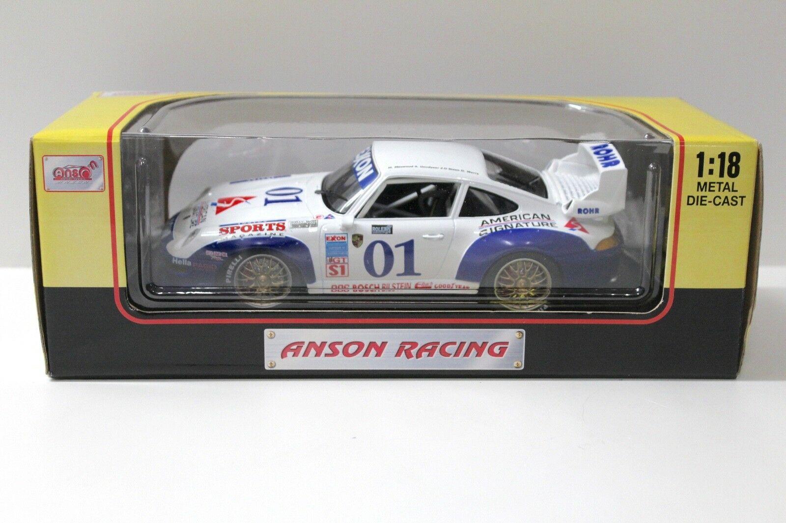 1:18 Anson Porsche 911 993 GT2 "EXON ROHR" #01