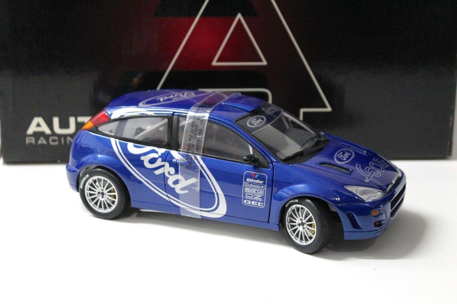 1:18 AUTOart Ford Focus WRC 1999 PRESENTATION blue