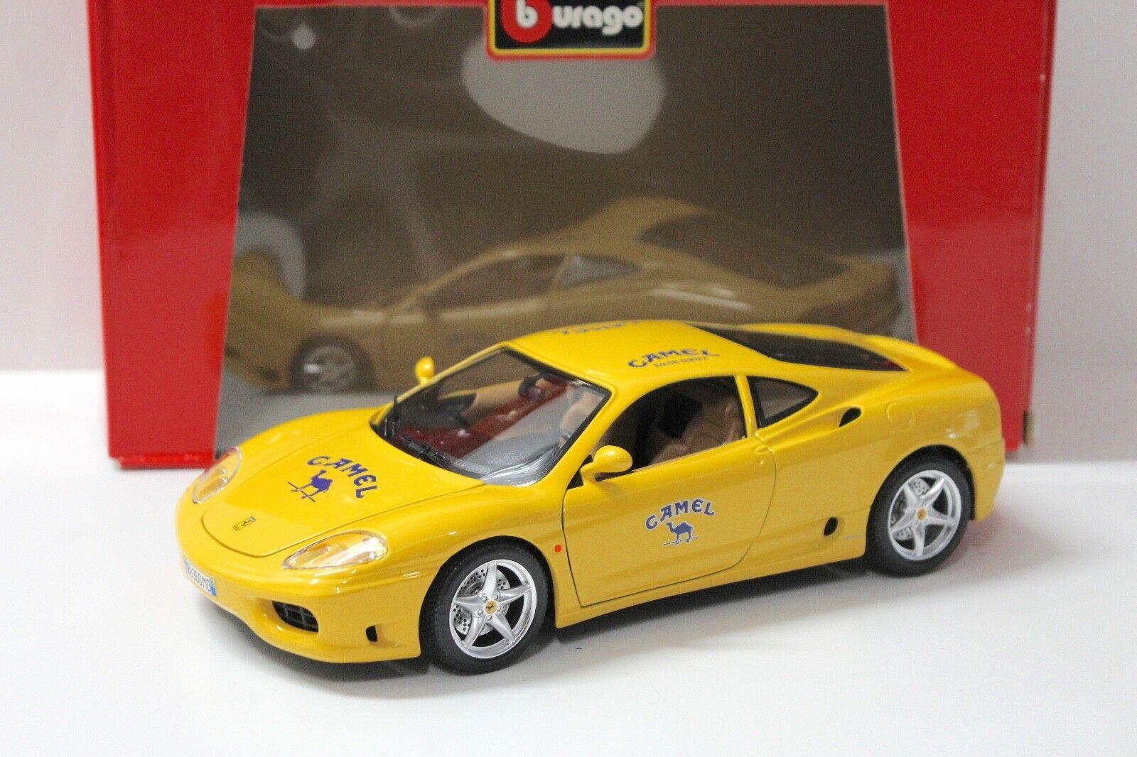 1:18 Bburago Ferrari 360 Modena "CAMEL" 1999 yellow