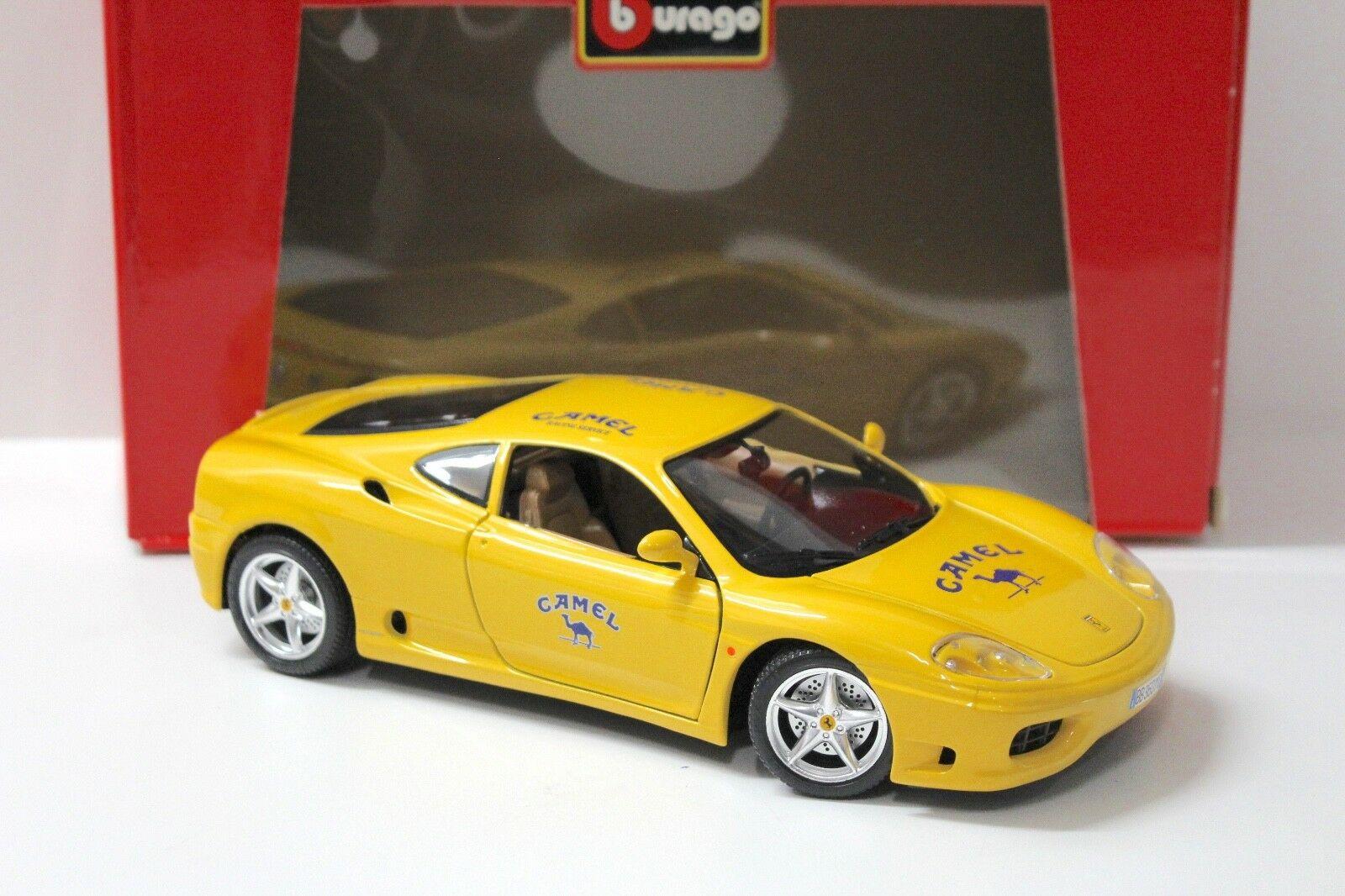 1:18 Bburago Ferrari 360 Modena "CAMEL" 1999 yellow