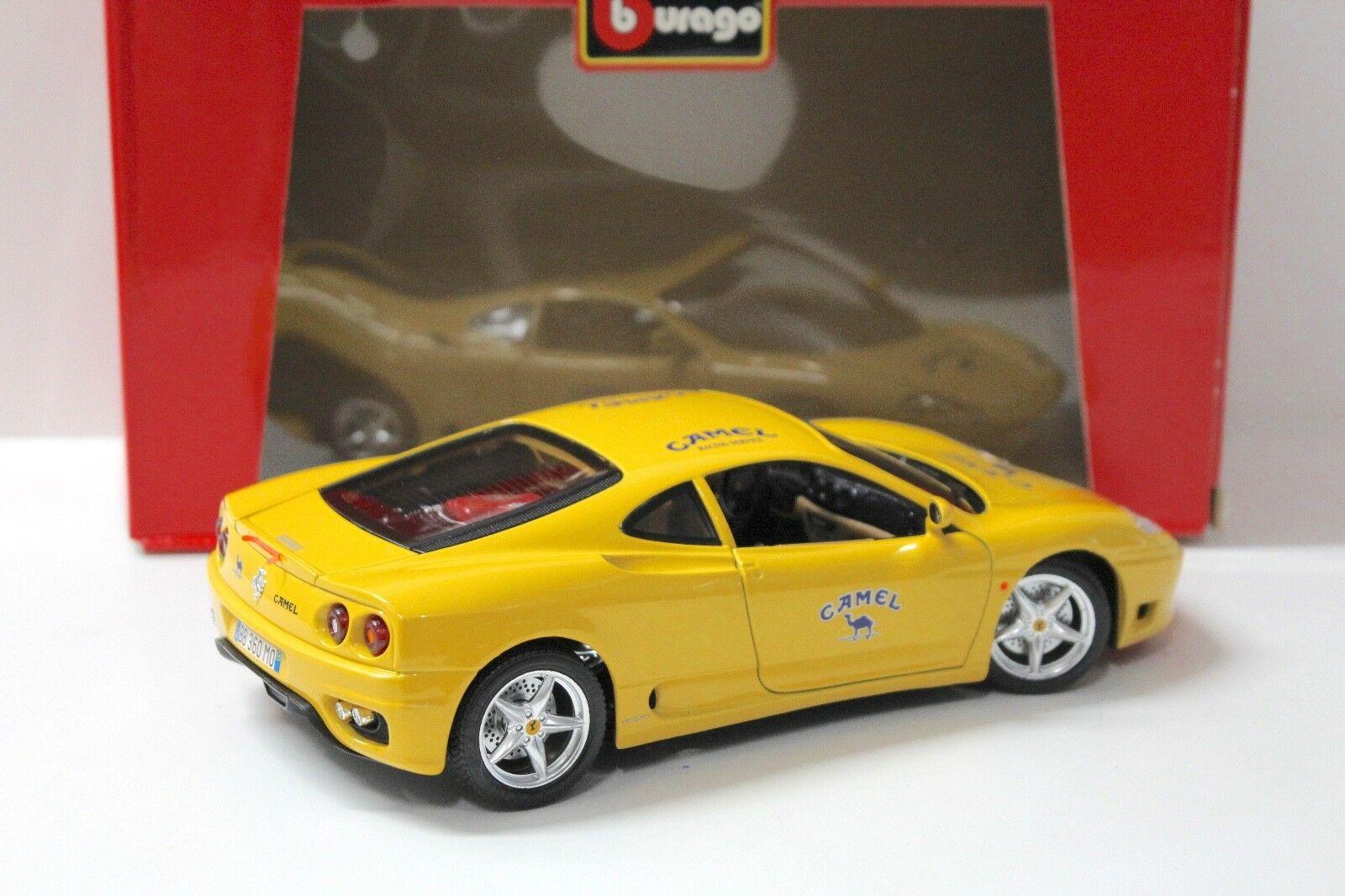 1:18 Bburago Ferrari 360 Modena "CAMEL" 1999 yellow