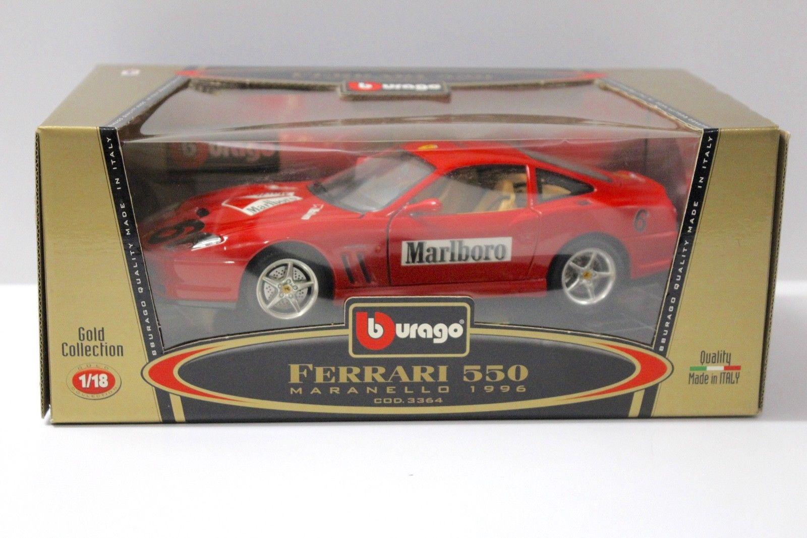 1:18 Bburago Ferrari 550 Maranello "MARLBORO" red #6
