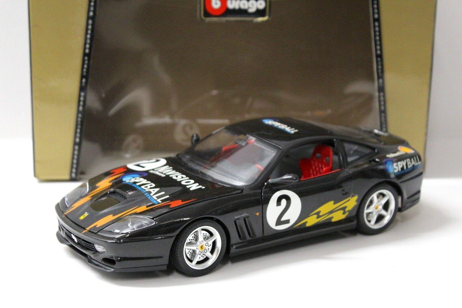 1:18 Bburago Ferrari 550 Maranello SPYBALL #2 black