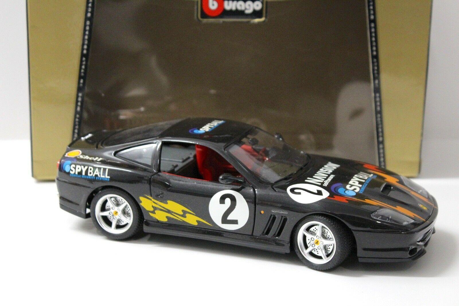 1:18 Bburago Ferrari 550 Maranello SPYBALL #2 black