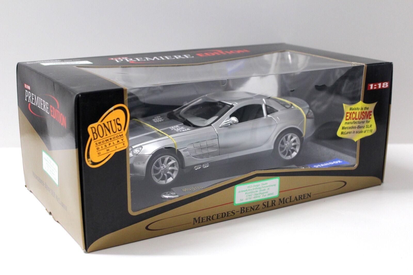 1:18 Maisto Mercedes SLR McLaren STANDOX silver