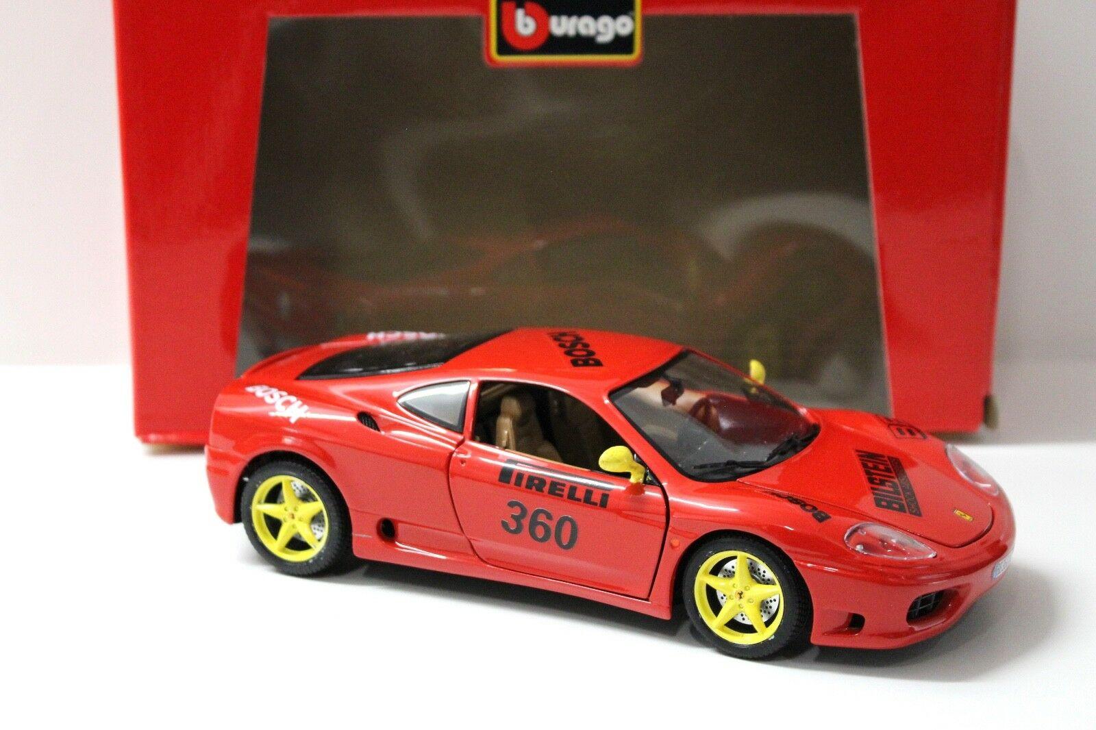 1:18 Bburago Ferrari 360 Modena Coupe "BOSCH" red