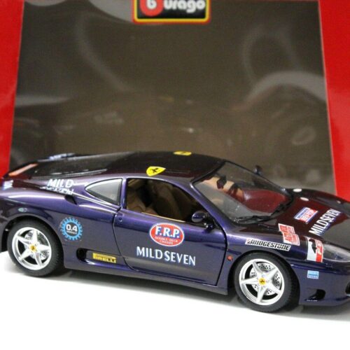 1:18 Bburago Ferrari 360 Modena MILD SEVEN purple