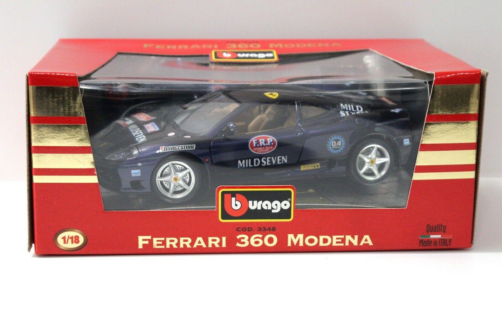 1:18 Bburago Ferrari 360 Modena MILD SEVEN purple