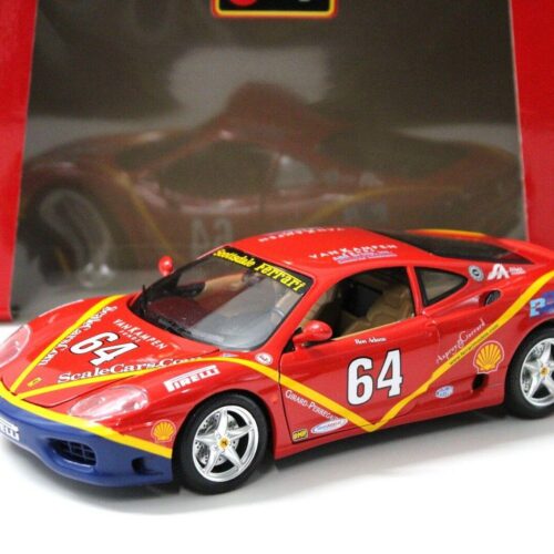1:18 Bburago Ferrari 360 Modena Scottsdale #64 BBR EDITION red