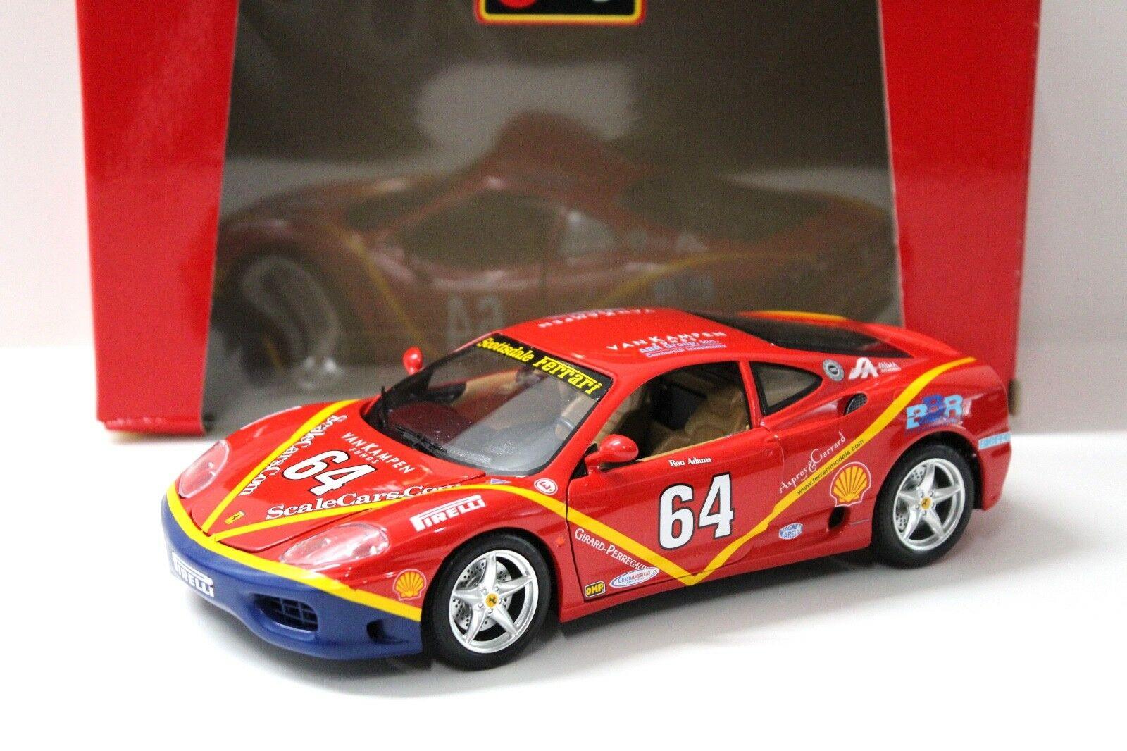 ID 47044 orig 1.jpg 1:18 Bburago Ferrari 360 Modena Scottsdale #64 BBR EDITION red