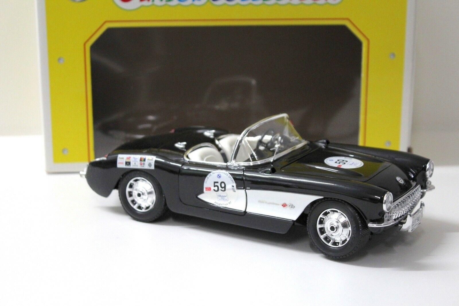 1:18 Bburago Junior Chevrolet Corvette 1957 black #59