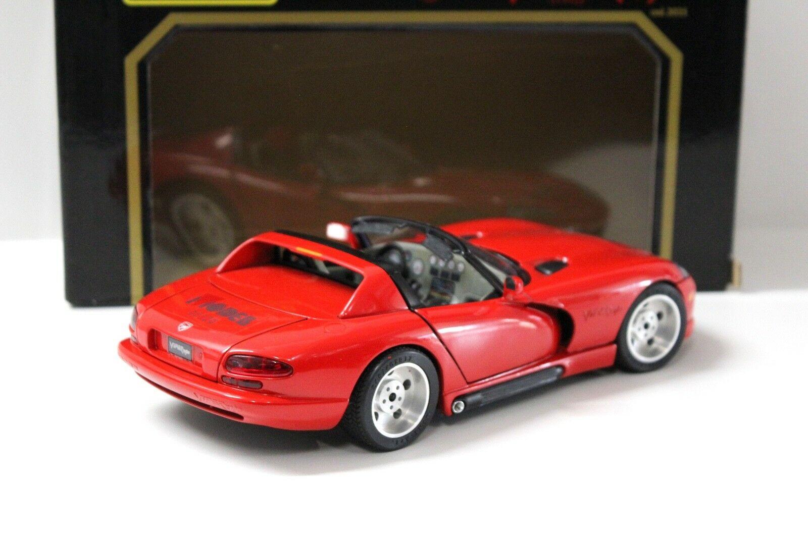1:18 Bburago Dodge Viper RT/10 "MODELLFAHRZEUG" red