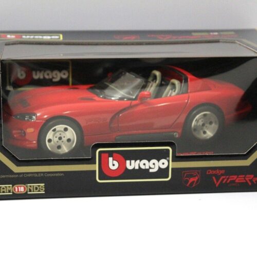 1:18 Bburago Dodge Viper RT/10 "MODELLFAHRZEUG" red