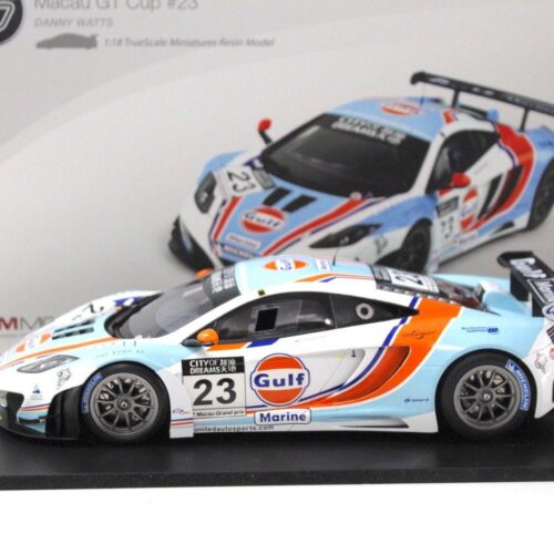 1:18 TSM True Scale McLaren MP4-12C GT3 Macau GT Cup #23 GULF 2012