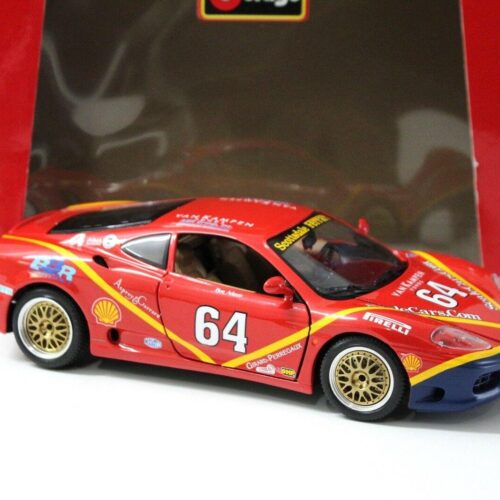 1:18 Bburago Ferrari 360 Modena SCOTTSDALE BBR EDITION BBS WHEELS #64 red