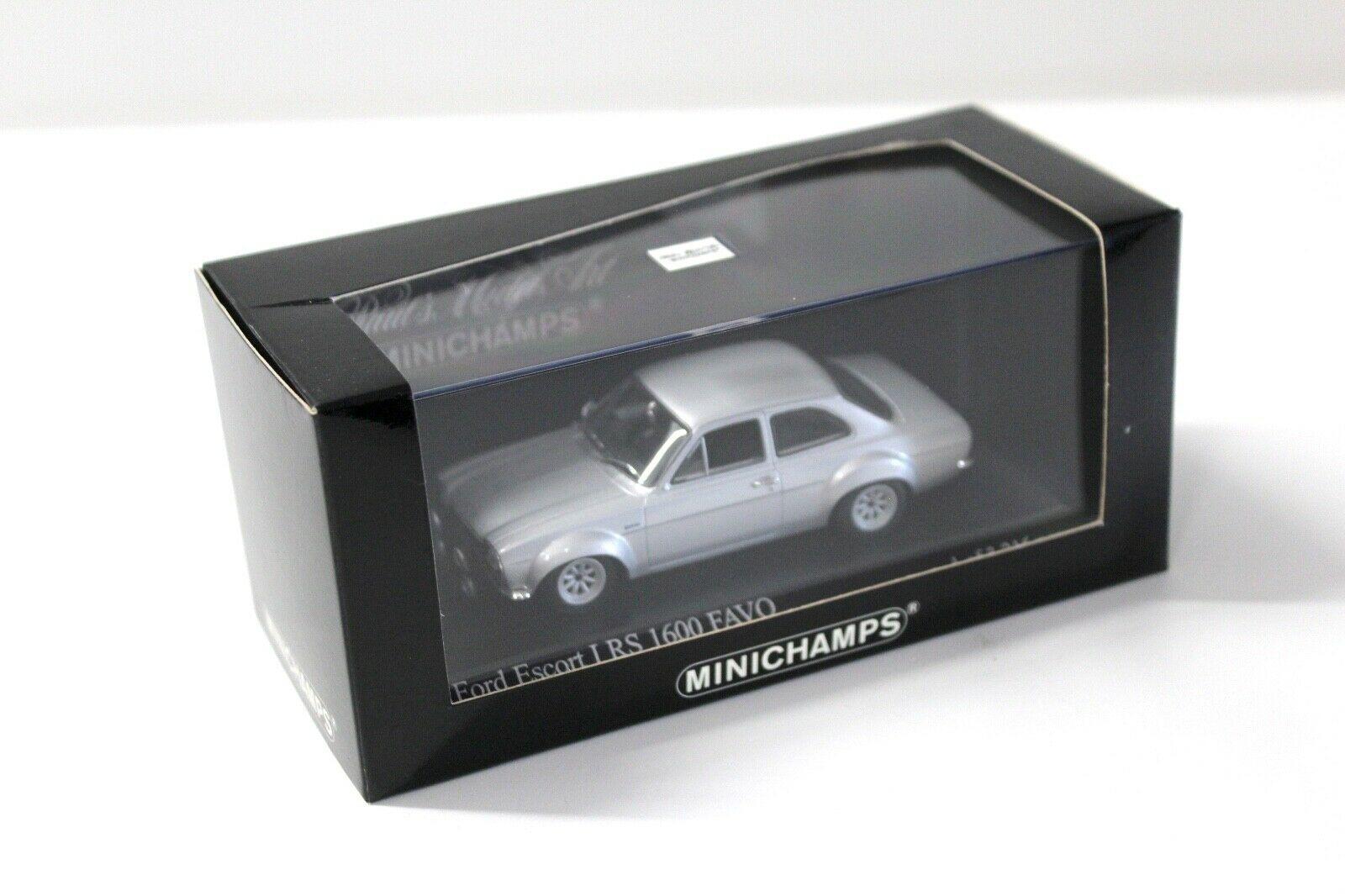 1:43 Minichamps Ford Escort I RS 1600 FAVO silver