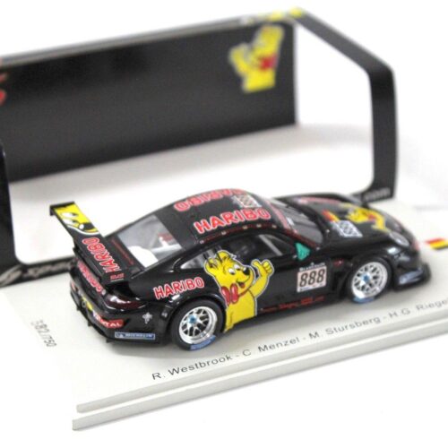 1:43 Spark Porsche 911 GT3 R 24h 2011 HARIBO #888 black