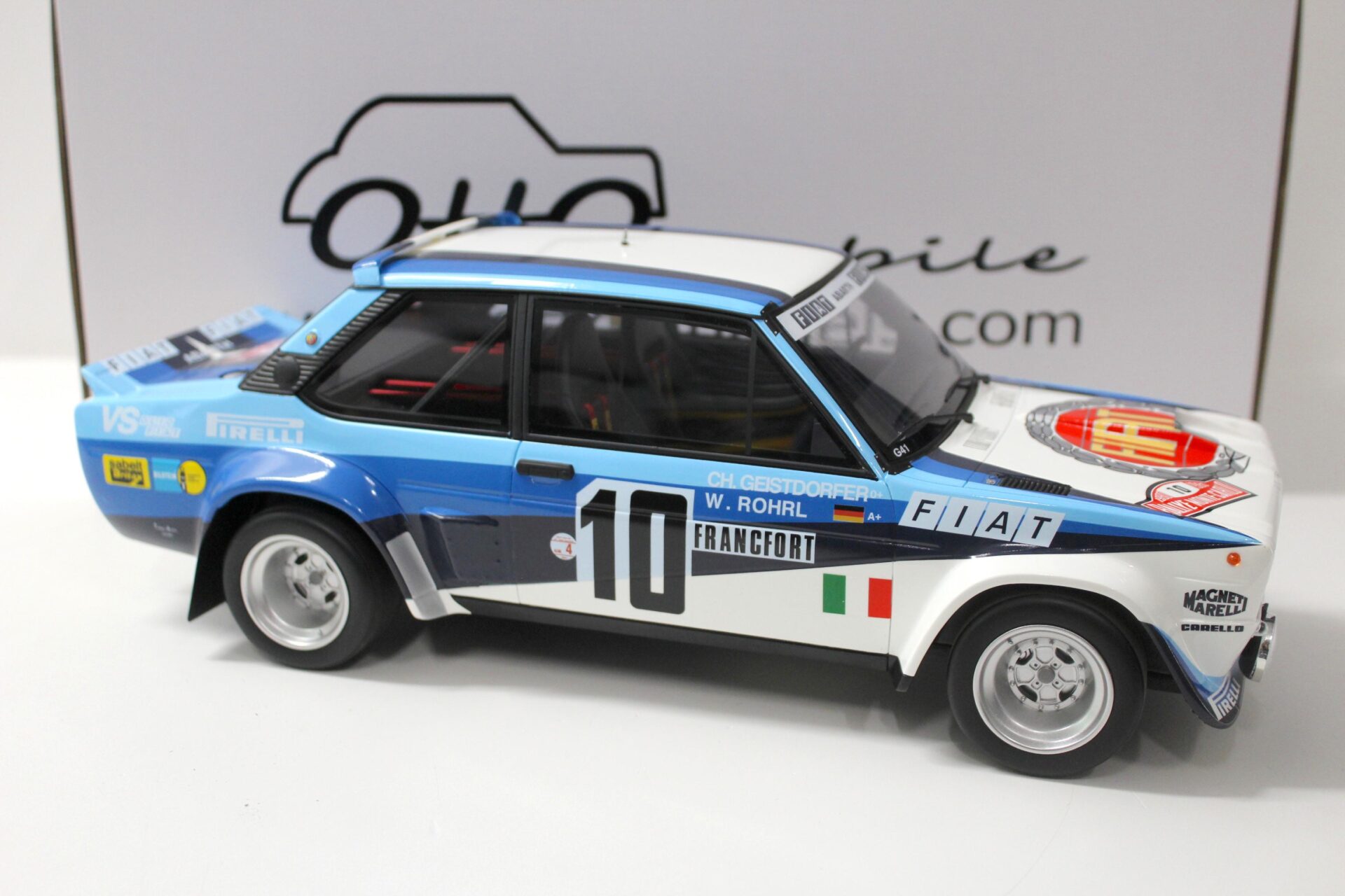 1:12 OTTO mobile G051 Fiat 131 Abarth Winner Rally Monte Carlo 1980 Röhrl #10