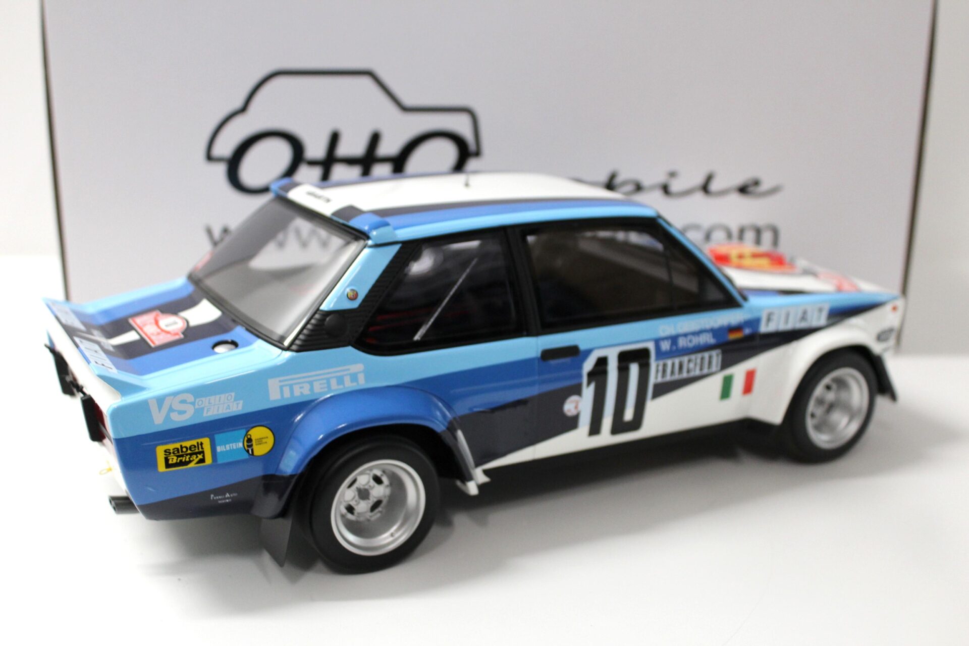 1:12 OTTO mobile G051 Fiat 131 Abarth Winner Rally Monte Carlo 1980 Röhrl #10