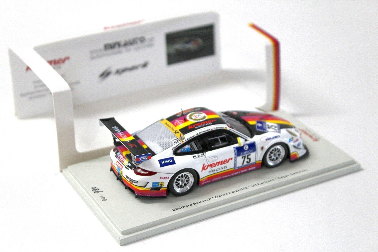 1:43 Spark Porsche 911 997 GT3 KC Kremer 24h 2013 #75