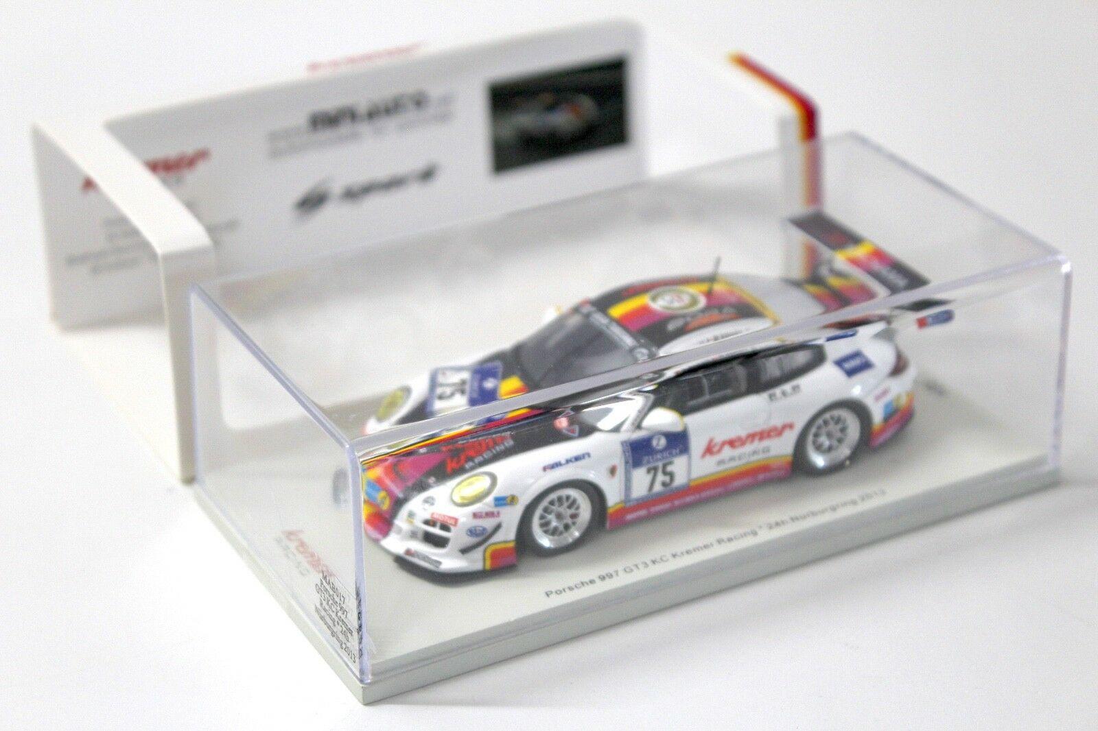 1:43 Spark Porsche 911 997 GT3 KC Kremer 24h 2013 #75