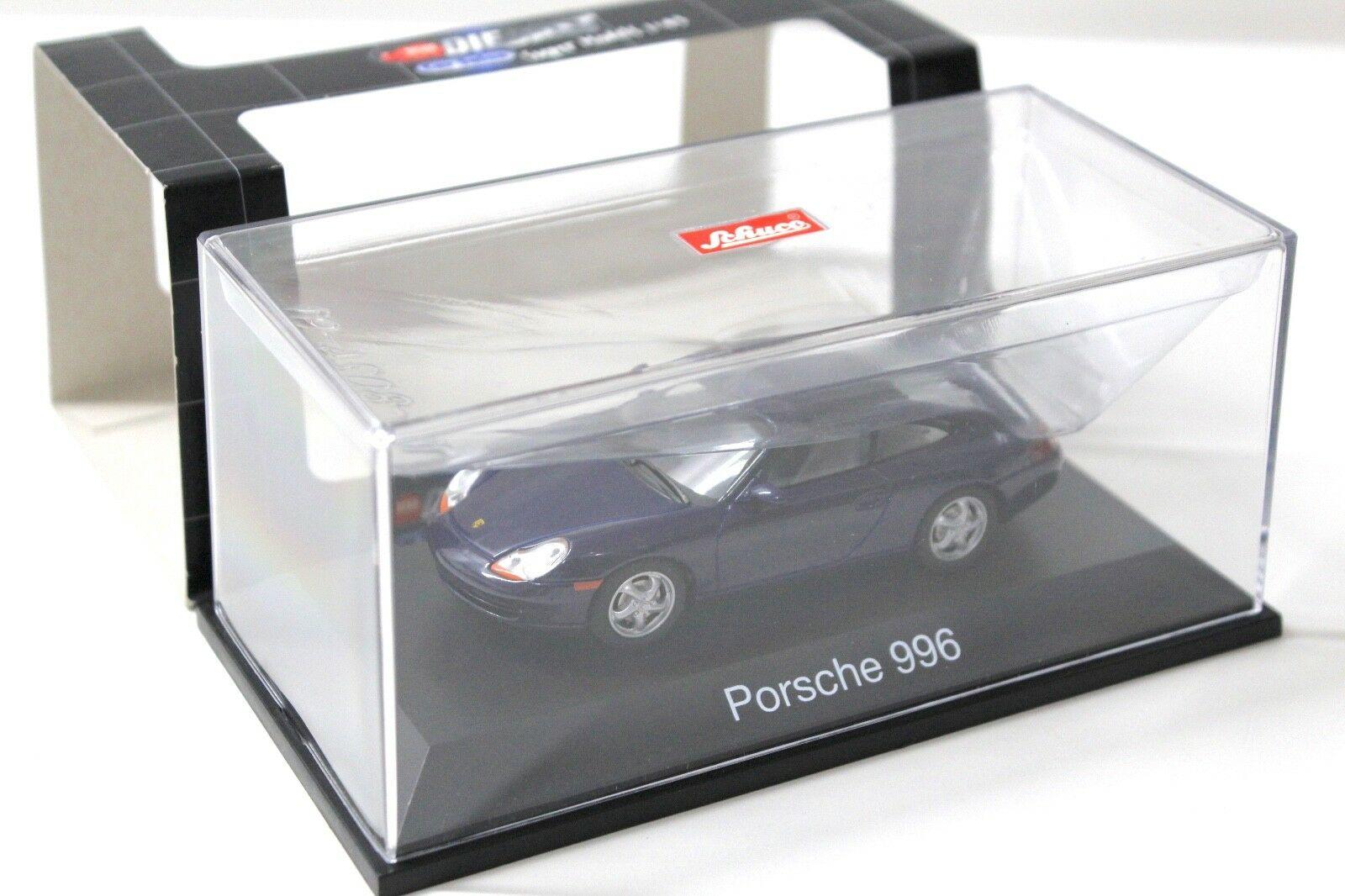 1:43 Dickie Schuco Porsche 911 996 Carrera Coupe blue