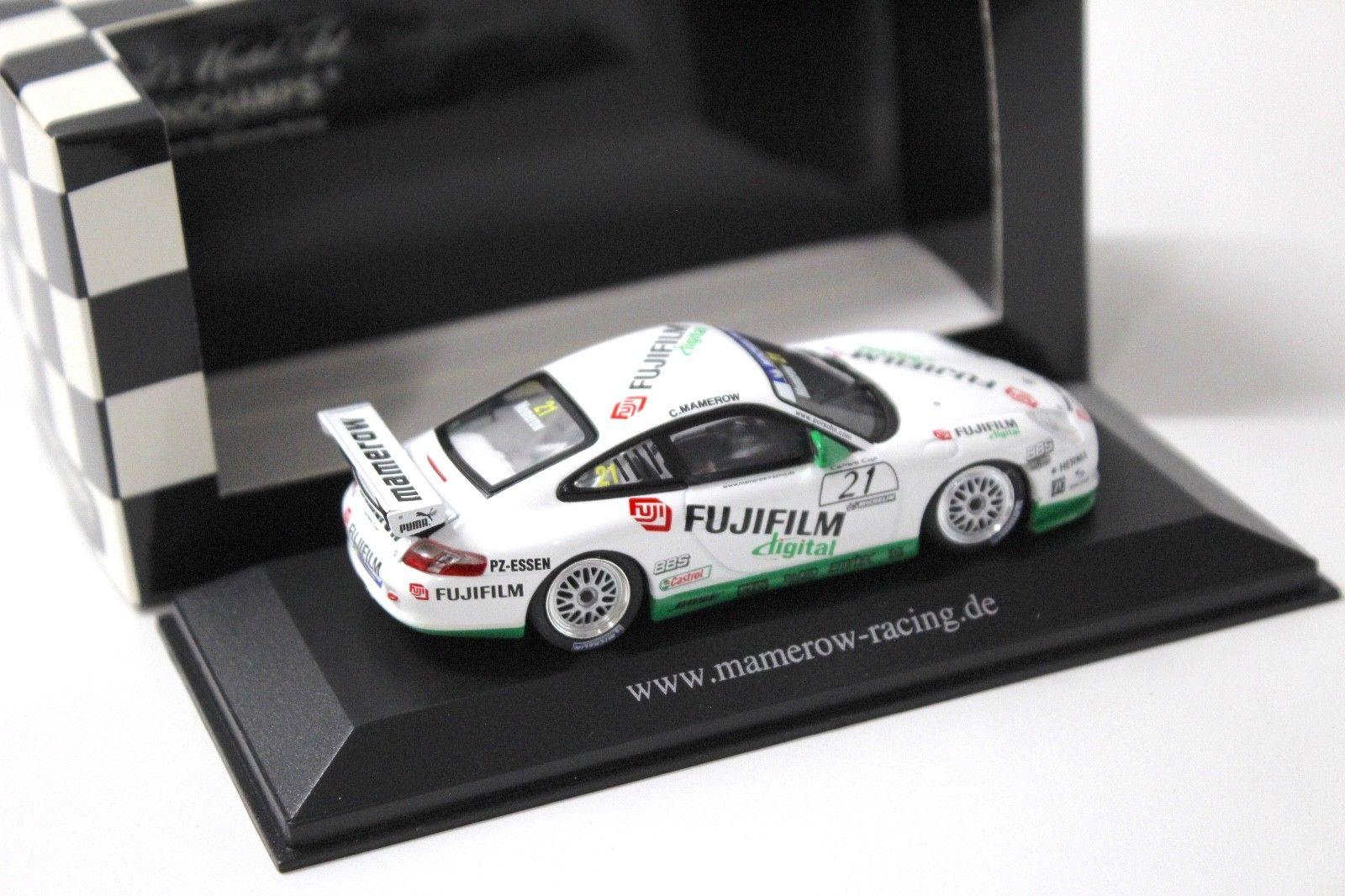 1:43 Minichamps Porsche 911 GT3 CUP 2005 MAMEROW #21 FUJI