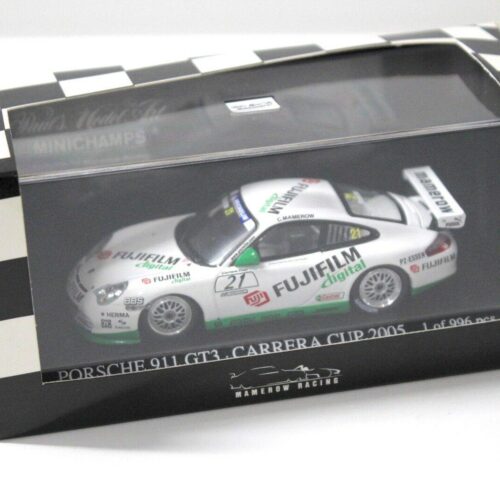 1:43 Minichamps Porsche 911 GT3 CUP 2005 MAMEROW #21 FUJI
