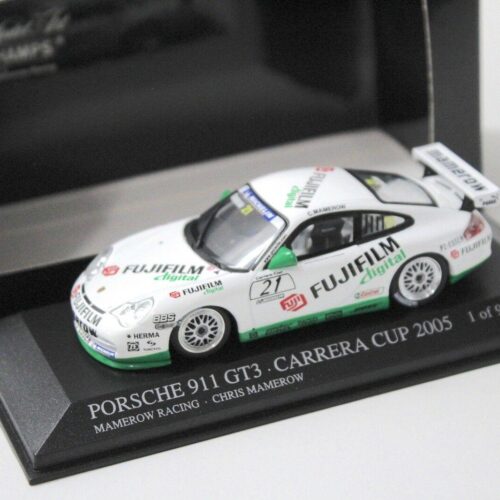1:43 Minichamps Porsche 911 GT3 CUP 2005 MAMEROW #21 FUJI