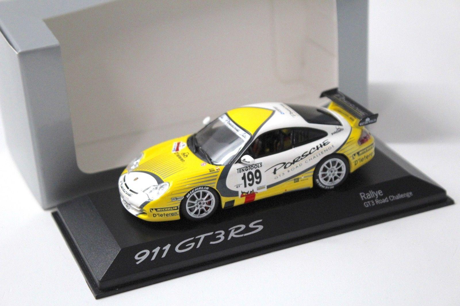 1:43 Minichamps Porsche 911 GT3 RS Rallye #199 DEALER VERSION