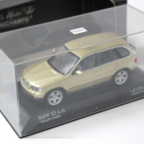 1:43 Minichamps BMW X5 E53 4.4i light yellow 2000
