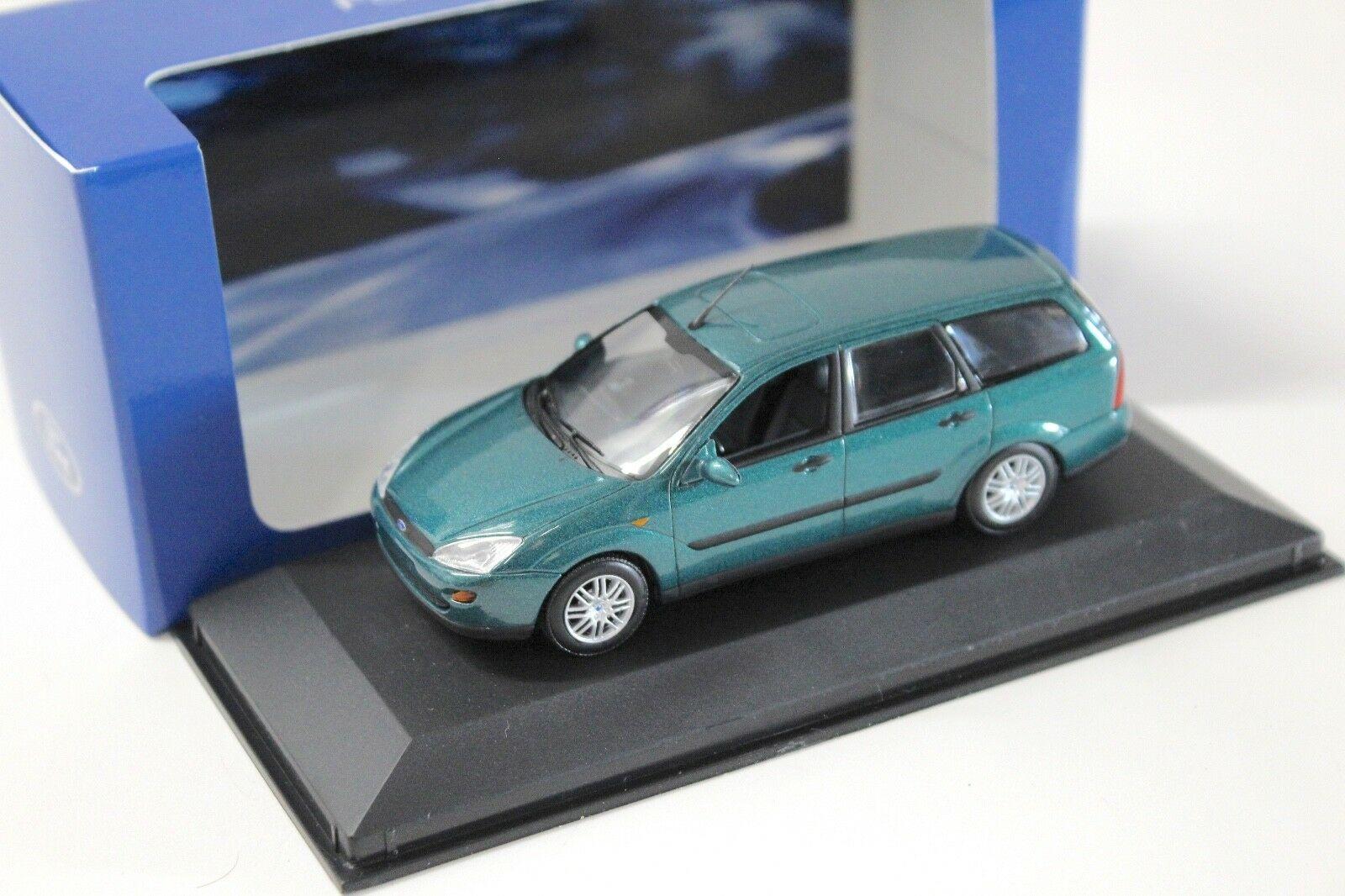 1:43 Minichamps Ford Focus Turnier 1999 green DEALER VERSION