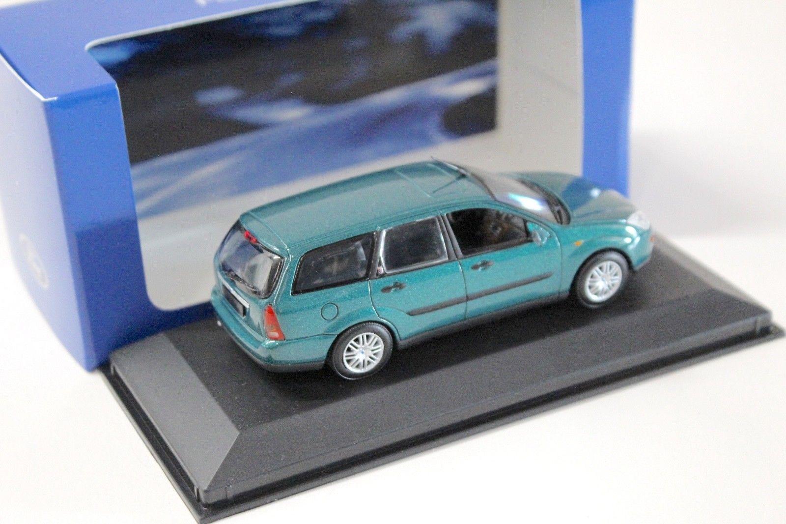 1:43 Minichamps Ford Focus Turnier 1999 green DEALER VERSION