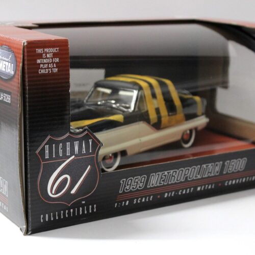 1:18 Highway61 1959 Metropolitan Nash 1500 Convertible black/ white