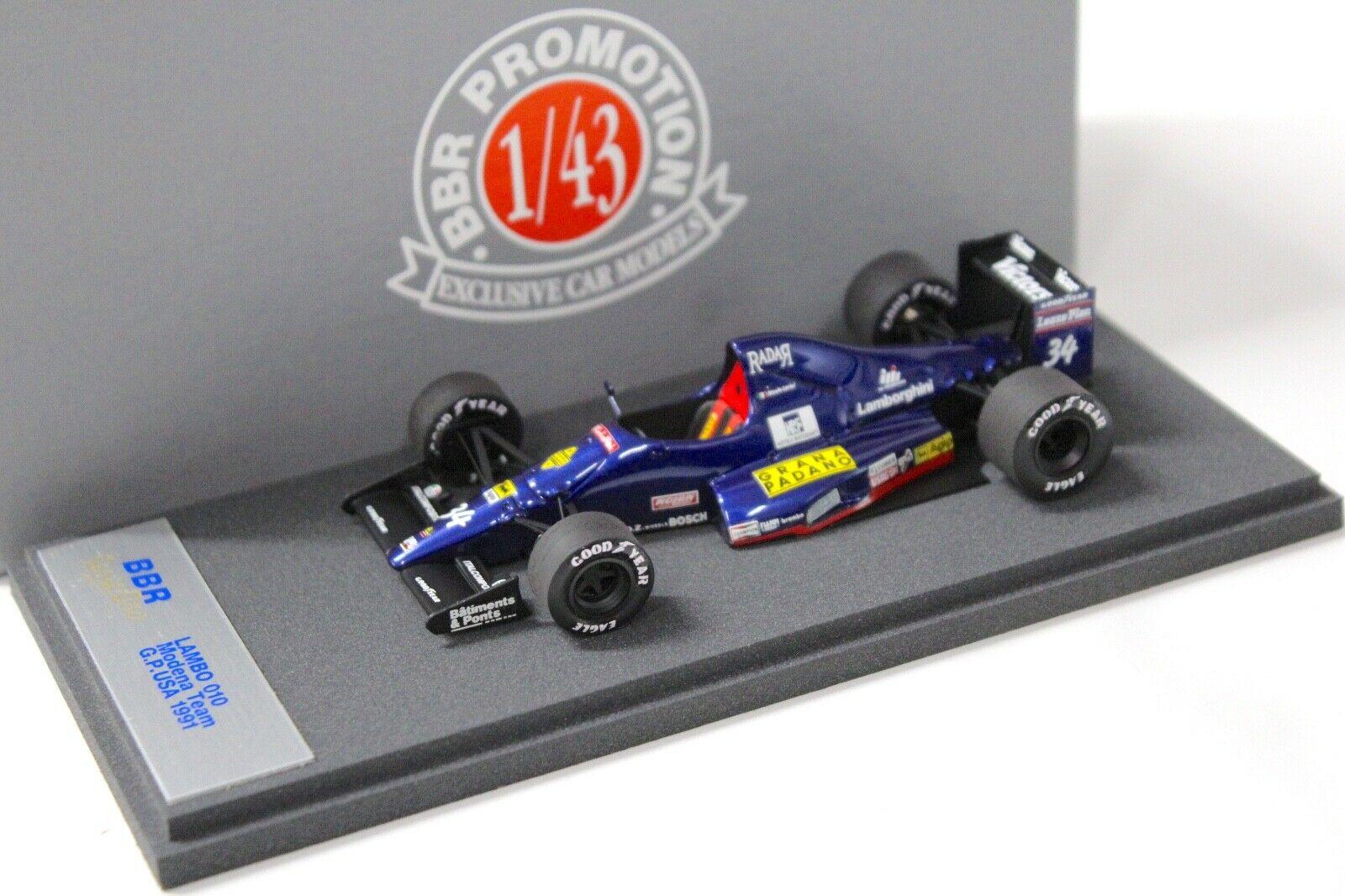 1:43 BBR Lambo 010 Modena Team GP USA 1991