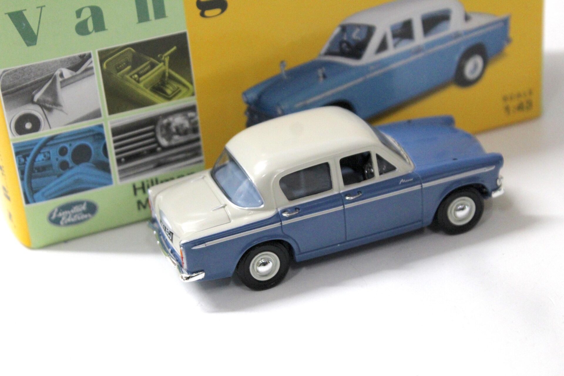 1:43 Vanguards Hillman Minx IIIA Azure blue & Pearl grey