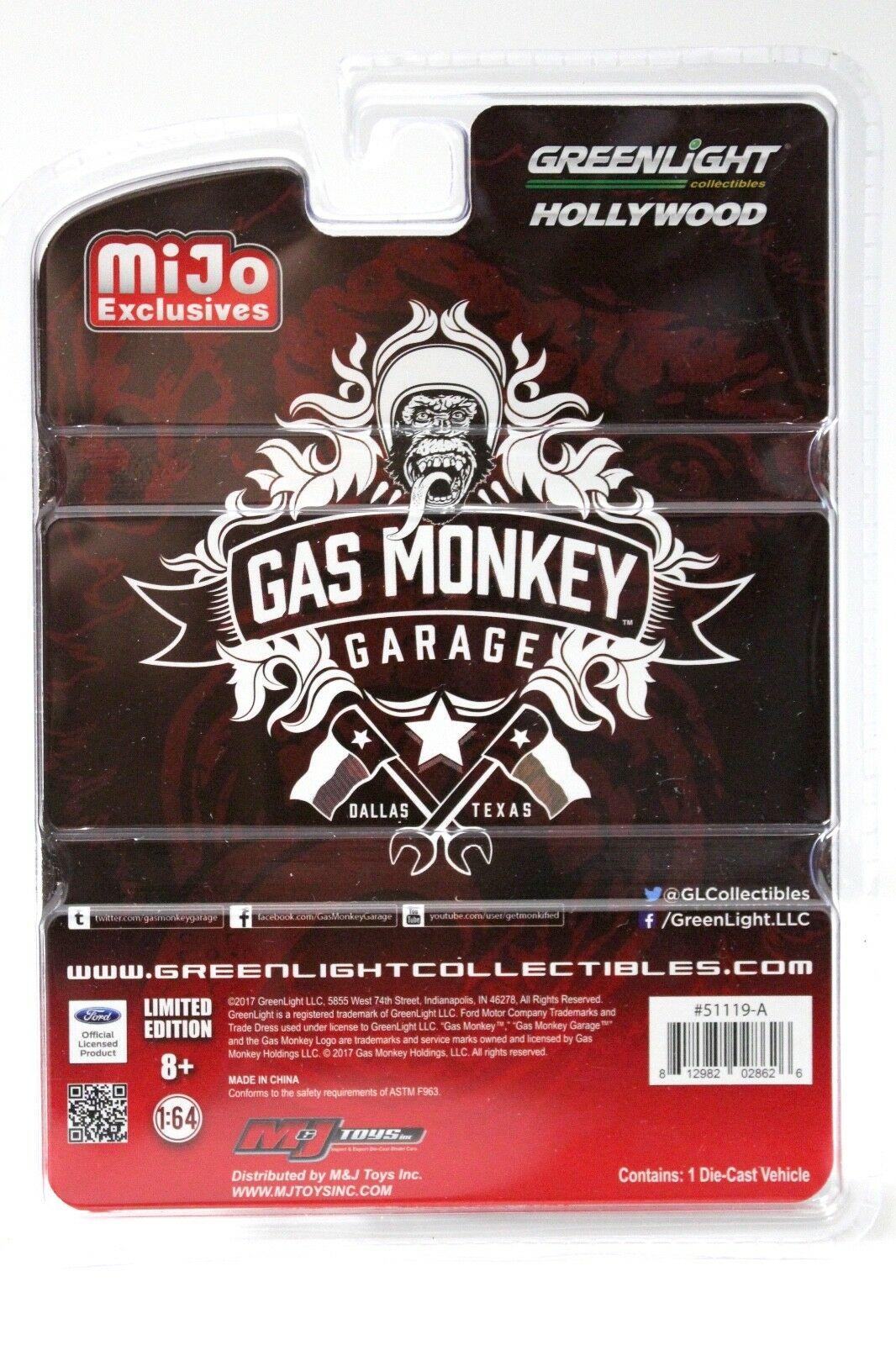 1:64 Greenlight Ford Mustang Fastback white GAS MONKEY