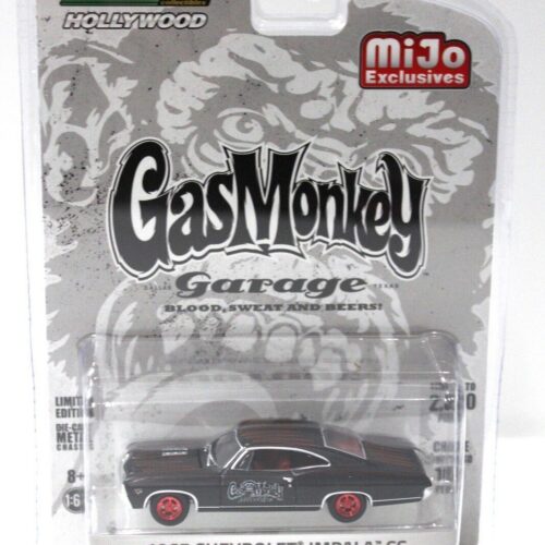 1:64 Greenlight Chevrolet Impala SS black 1967 GAS MONKEY