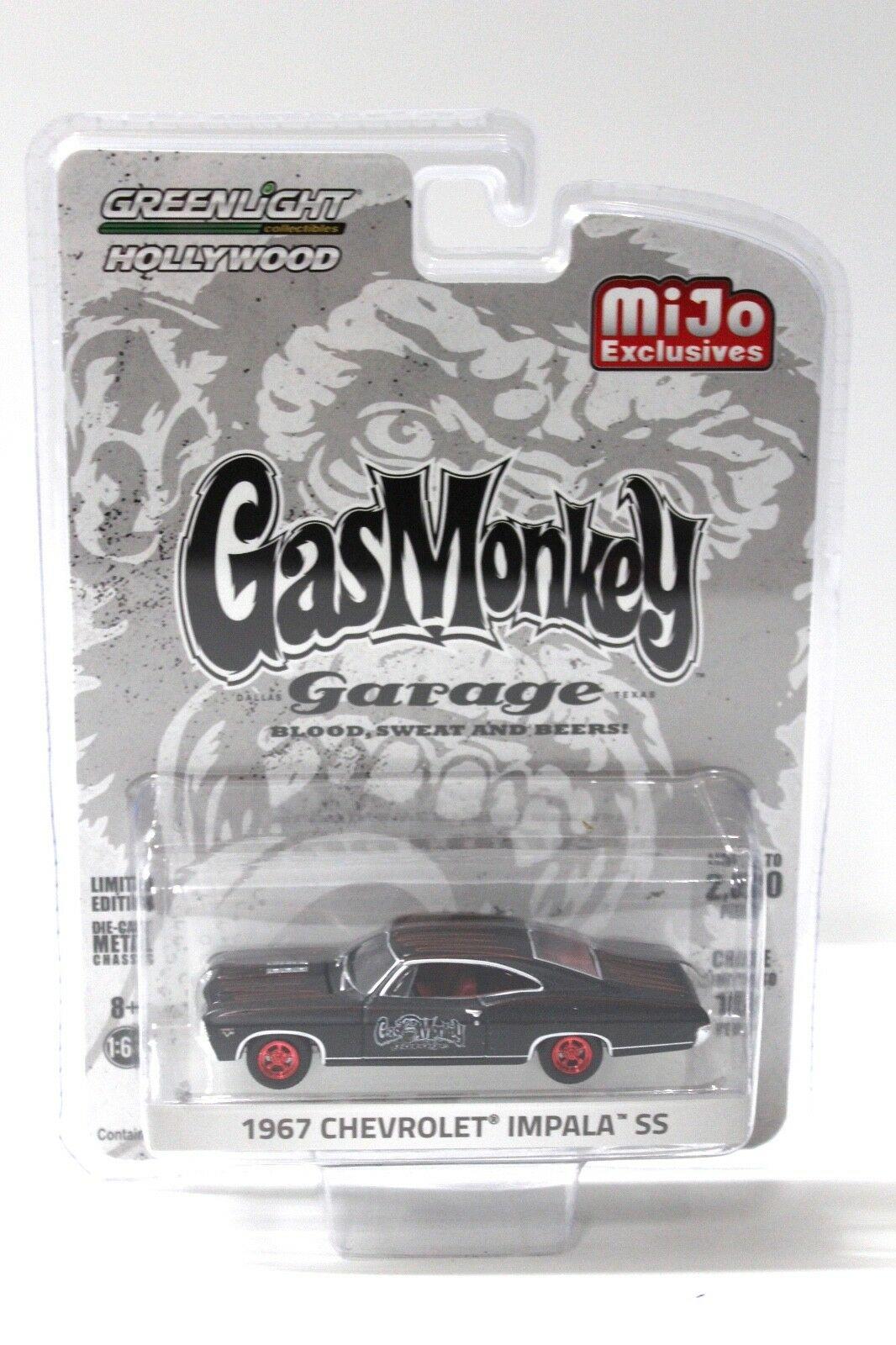 ID 47454 orig 1.jpg 1:64 Greenlight Chevrolet Impala SS black 1967 GAS MONKEY