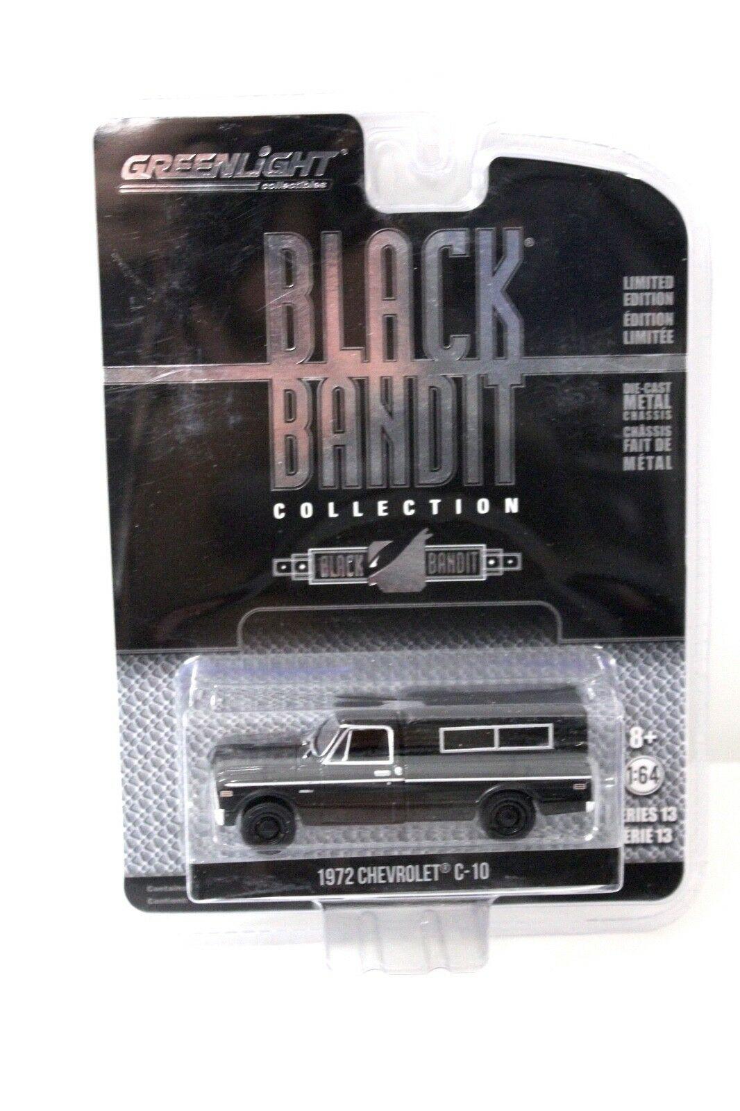 ID 47458 orig.jpg 1:64 Greenlight Chevrolet C-10 1972 *BLACK BANDIT*