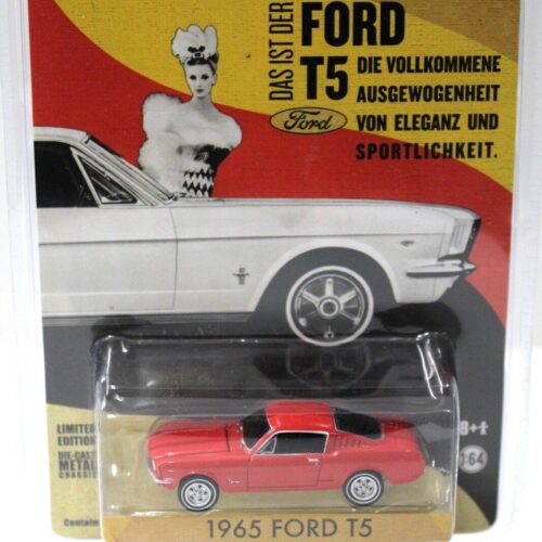 1:64 Greenlight Ford Mustang T5 German Edition 1965 red