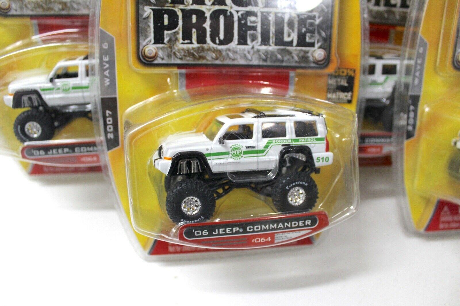 1:64 JADA Toys Jeep Commander Patrol 2006 SET 5 pcs.