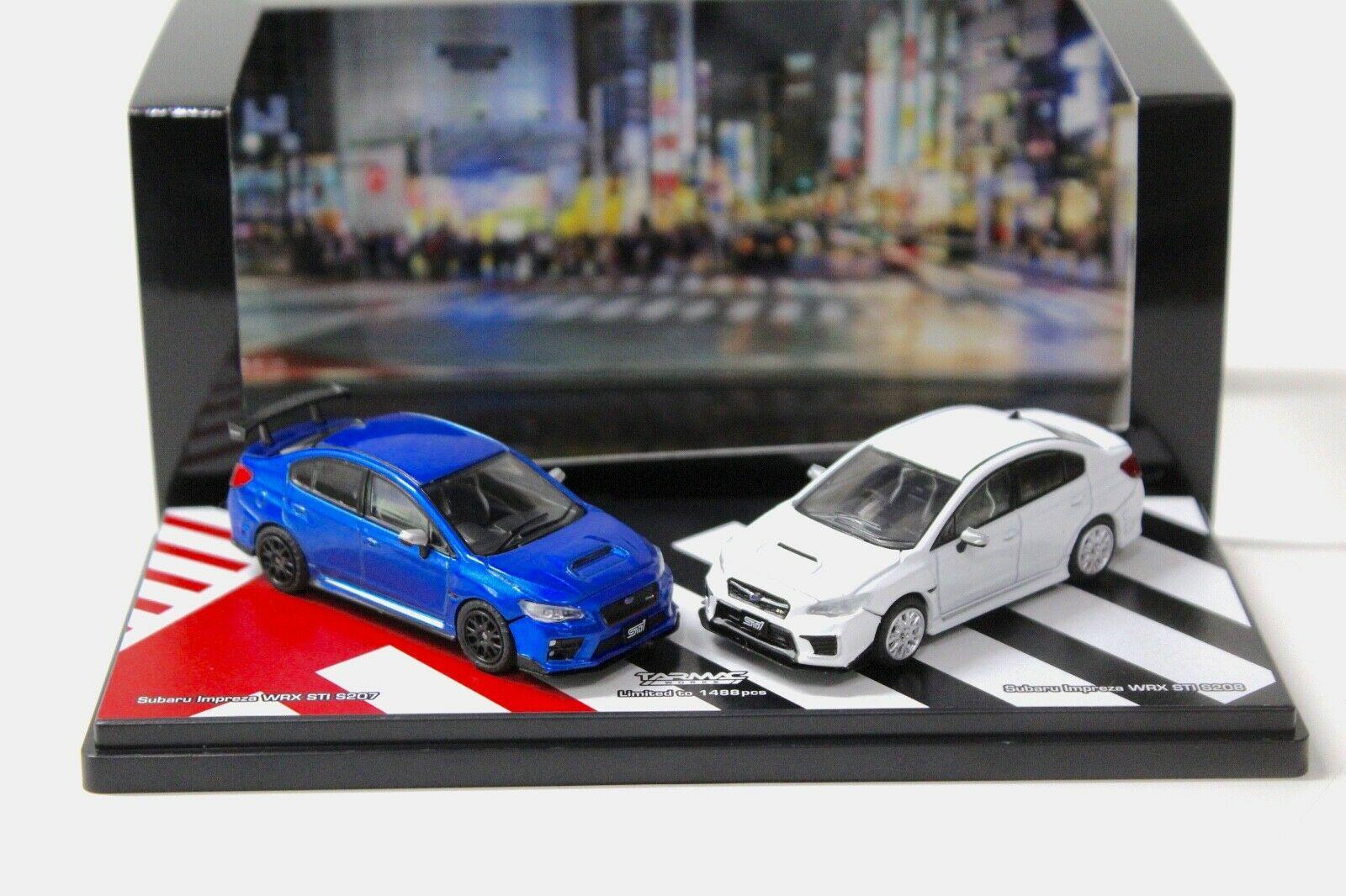 1:64 Tarmac Subaru Impreza WRX STI S207 & S208 SET