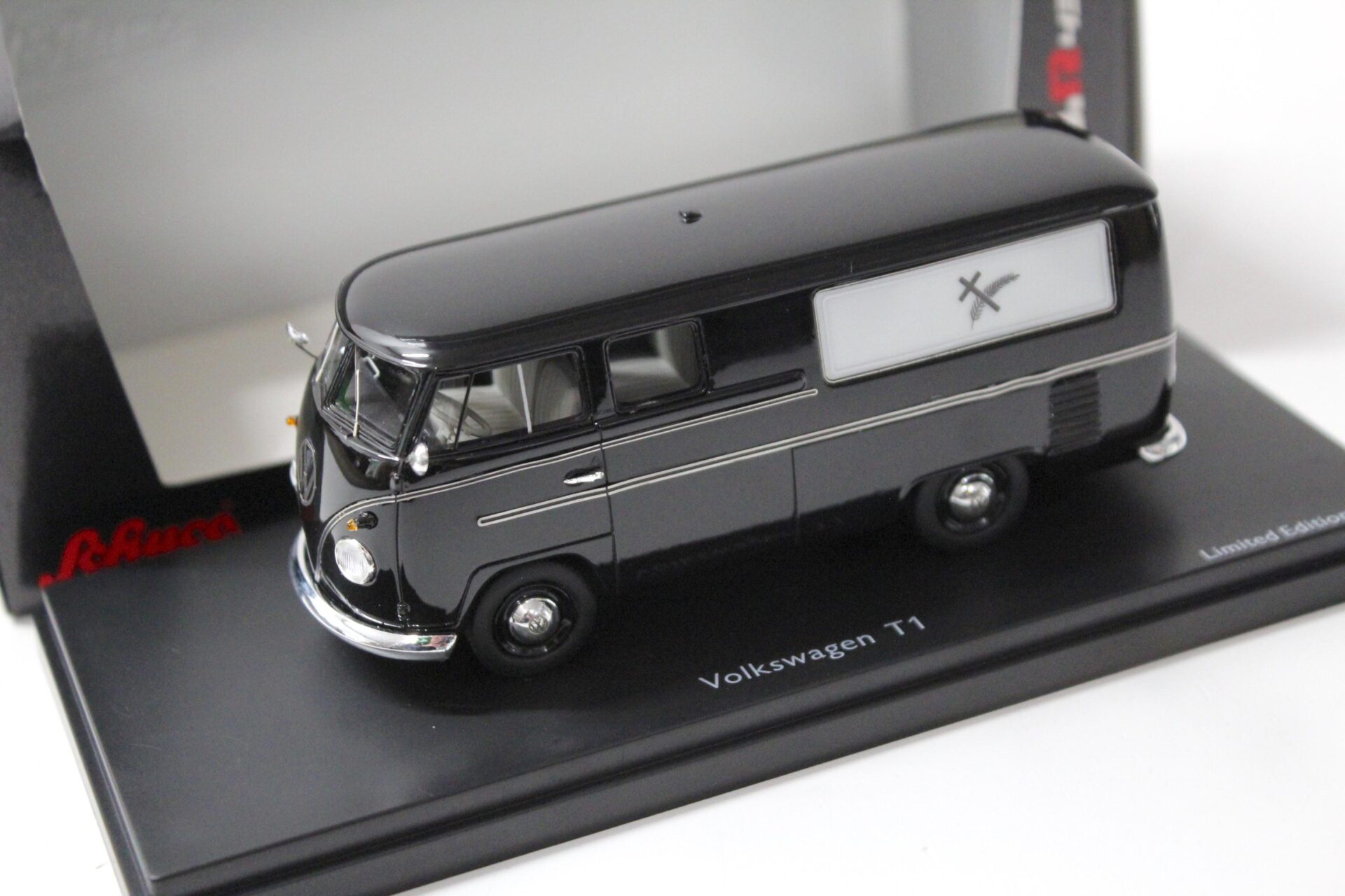 1:43 Schuco PRO.R43 VW Volkswagen T1 Bestattungswagen black