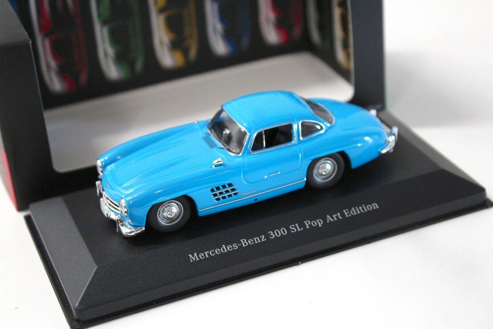 ID 47727 orig 1.jpg 1:43 Premium Collectibles Mercedes 300SL Pop Art blue DEALER VERSION