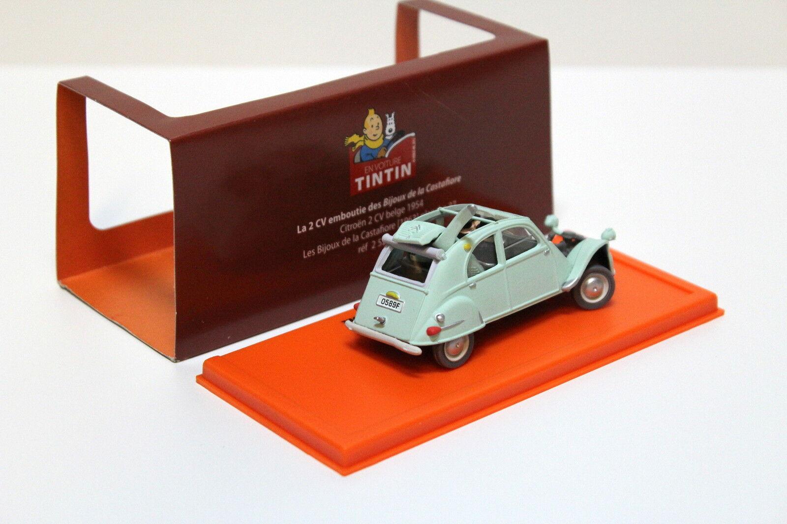 1:43 TINTIN Citroen 2CV Belge "Tim und Struppi"