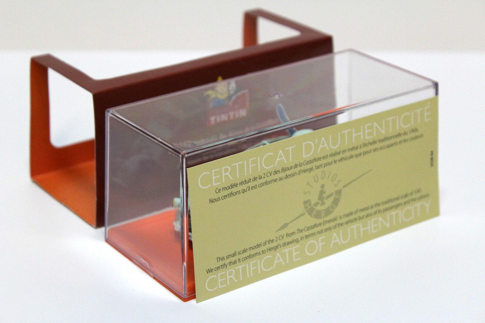 1:43 TINTIN Citroen 2CV Belge "Tim und Struppi"