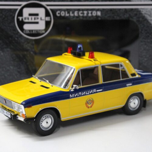 1:18 Triple9 IXO Lada 1600 VAZ USSR Traffic Police Polizei 1976